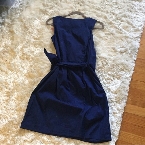 Classic Wrap Dress by LOFT in blue- size 8 🌸 - Picture 2 of 4